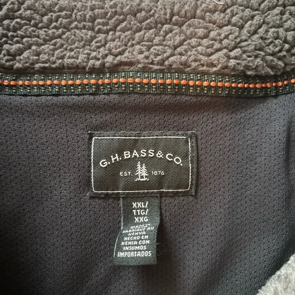 G.H.Bass & Co. Men's Gray/Tan Pullover - Picture 4 of 4